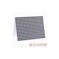 Заготовка для листівки 11*14 DCWV Black and White 01 із конвертом