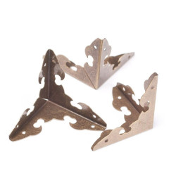 Кутник металевий 30*30*30мм бронза мк670, 1шт