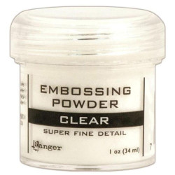 Пудра для ембосингу Ranger Super Fine Clear 37385, 34мл