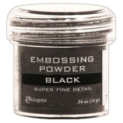 Пудра для ембосингу Ranger Super Fine Black 37392, 34мл