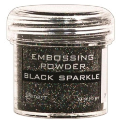Пудра для ембосингу Ranger Sparkle Black 37460, 34мл