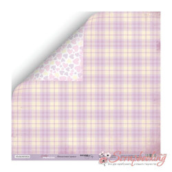 Аркуш паперу 30*30см Scrapmir Daddy's Princess Фіолетова Ковдра двостороння