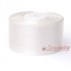 Стрічка атласна монотон 8003 шампань, 5,0см, 33м