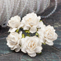 Букет троянд Cottage Roses 30мм шампань, 5шт