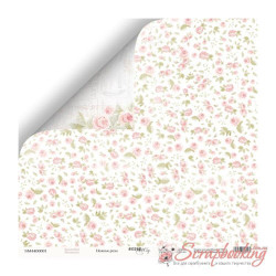 Аркуш паперу 30*30см Scrapmir Beautiful Moments Ніжні троянди двосторонній