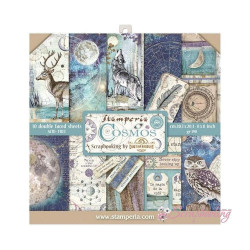Набір паперу 20*20см Stamperia Cosmos 10аркушів