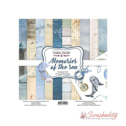 Набір паперу 20*20см Фабрика декору Memories of the sea 10аркушів