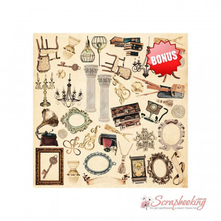 Набор бумаги 20*20см Фабрика декора Family Heritage 10листов