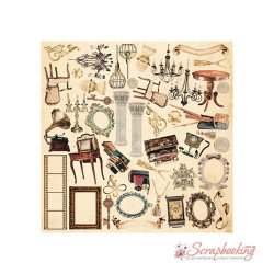 Аркуш паперу 30*30см Фабрика Декору Family Heritage Малюнки