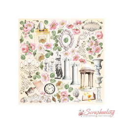 Аркуш паперу 30*30см Фабрика Декору Nostalgia Малюнки