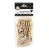 Набір декоративних прищіпок Canvas Corp Mini Clothespins Natural, 25шт