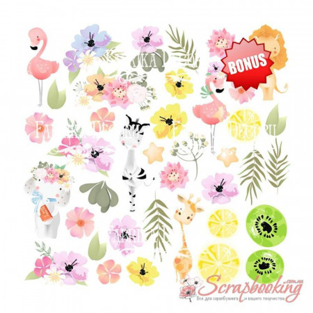 Набір паперу 20*20см Фабрика декору Summer holiday, 10аркушів