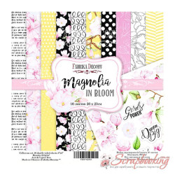 Набір паперу 20*20см Фабрика декору Magnolia in bloom, 10листів