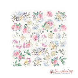 Аркуш паперу 30*30см Фабрика Декору Shabby garden Малюнки