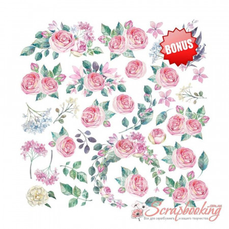 Набор бумаги 20*20см Фабрика декора Mysterious garden, 10листов