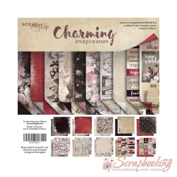 Набір паперу 30*30см Scrapmir Charming (Чарівність) двостороння, 10аркушів