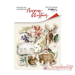 Висічки Scrapmir Merry Christmas, 47шт 