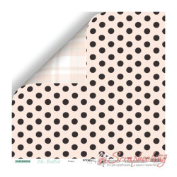 Аркуш паперу 30*30см Scrapmir Oh, Ballet Крапки двосторонні