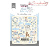 Висічки Фабрика декору Shabby baby boy redesign, 55шт 