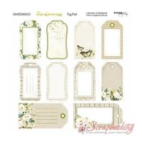 Лист бумаги 20*20см Scrapmir Tenderness Tag-Pad двусторонний