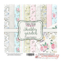 Набір паперу 30*30см Фабрика декору Shabby garden, 10аркушів