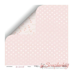 Аркуш паперу 30*30см Scrapmir So Loved Шифон двосторонній