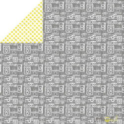 Аркуш паперу 30*30см Lemon Owl Weekend Trip Shutterbug двосторонній