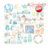 Набір паперу 30*30см Фабрика декору Dreamy baby boy, 10аркушів