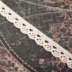 Мереживо 10мм MK03 бежеве 1м