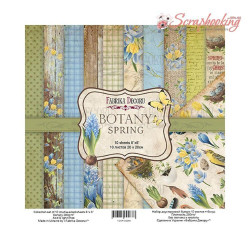 Набір паперу 20*20см Фабрика декору Botany spring, 10аркушів