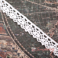 Мереживо 15мм MK05 біле 1м