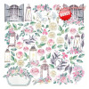 Набір паперу 20*20см Фабрика декору Shabby love, 10аркушів