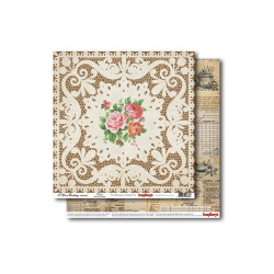 Аркуш паперу 30*30см ScrapBerrys Готуємо будинки Рецепти двосторонній