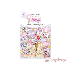 Висічки Фабрика декору Cutie sparrow girl 56шт 