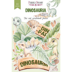 Висічки ФД Dinosauria 61шт