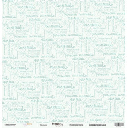 Аркуш паперу 30*30см Scrapmir Baby Boy Малюк односторонній