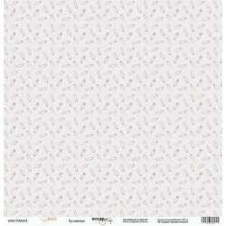 Аркуш паперу 30*30см Scrapmir Baby Boy Булавочка односторонній