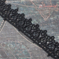 Мереживо 25мм MK7897 чорне 1м