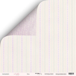 Аркуш паперу 30*30см Scrapmir Little Bunny М'ята двосторонній