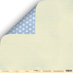 Аркуш паперу 30*30см Scrapmir Little Bear Дитинство двосторонній