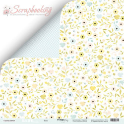 Аркуш паперу 30*30см Scrapmir Smile Baby Birds двосторонній
