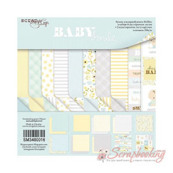 Набір паперу 20*20см Scrapmir Smile Baby двостороння, 10аркушів