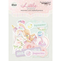 Висічки Scrapmir Little Bunny, 40шт 