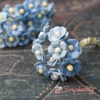 Букет Sweetheart mini блакитний, 10шт