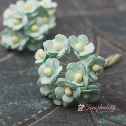 Букет Sweetheart mini аквамарин, 10шт