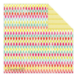 Аркуш паперу 30*30см MME Find Your Wings and Fly Rainbow Harlequin