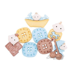 Набір ґудзиків пластикових Dress It Up Baby Fun Boys