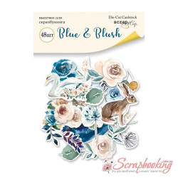 Висічки Scrapmir Blue & Blush, 48шт 