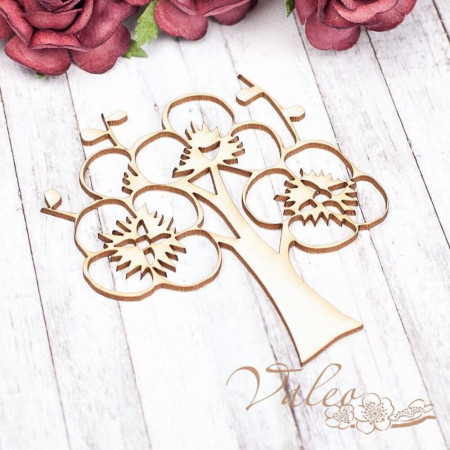 Чіпборд Valeo Дерево 66*80мм V1692