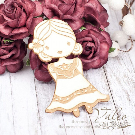 Чіпборд Valeo Дівчинка 49*72мм V1704